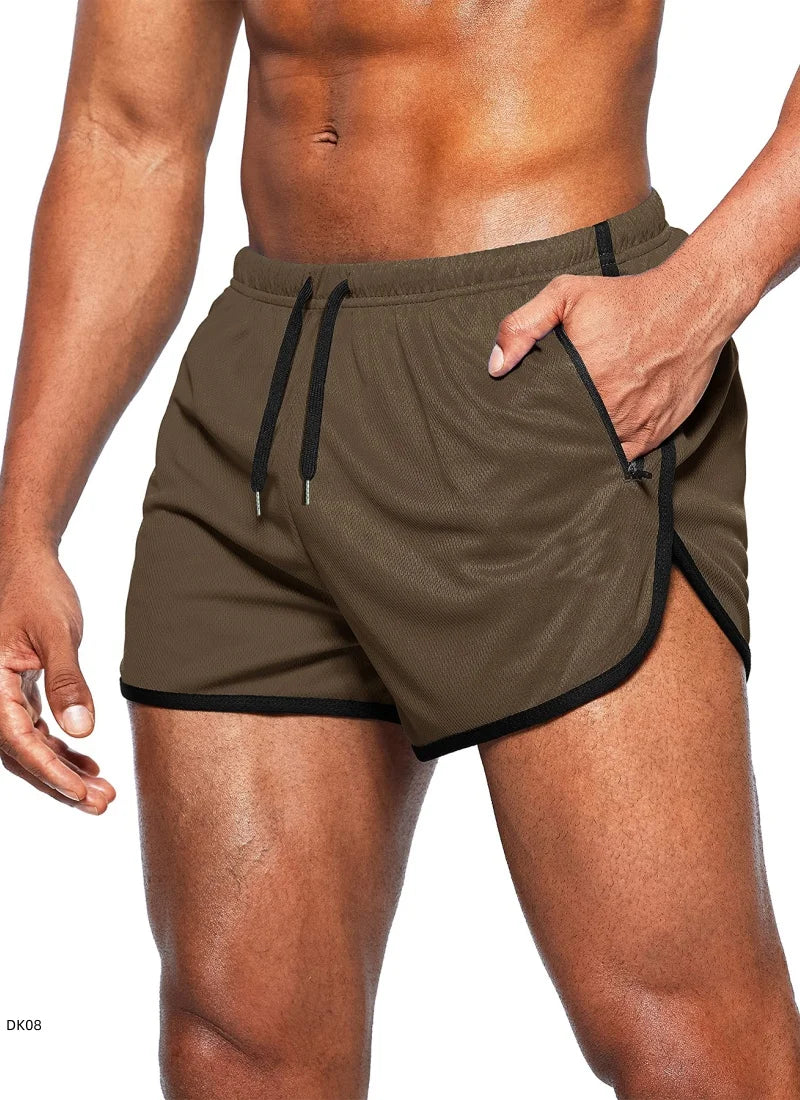 Men's Summer Fitness Mesh Gym Sport Shorts
