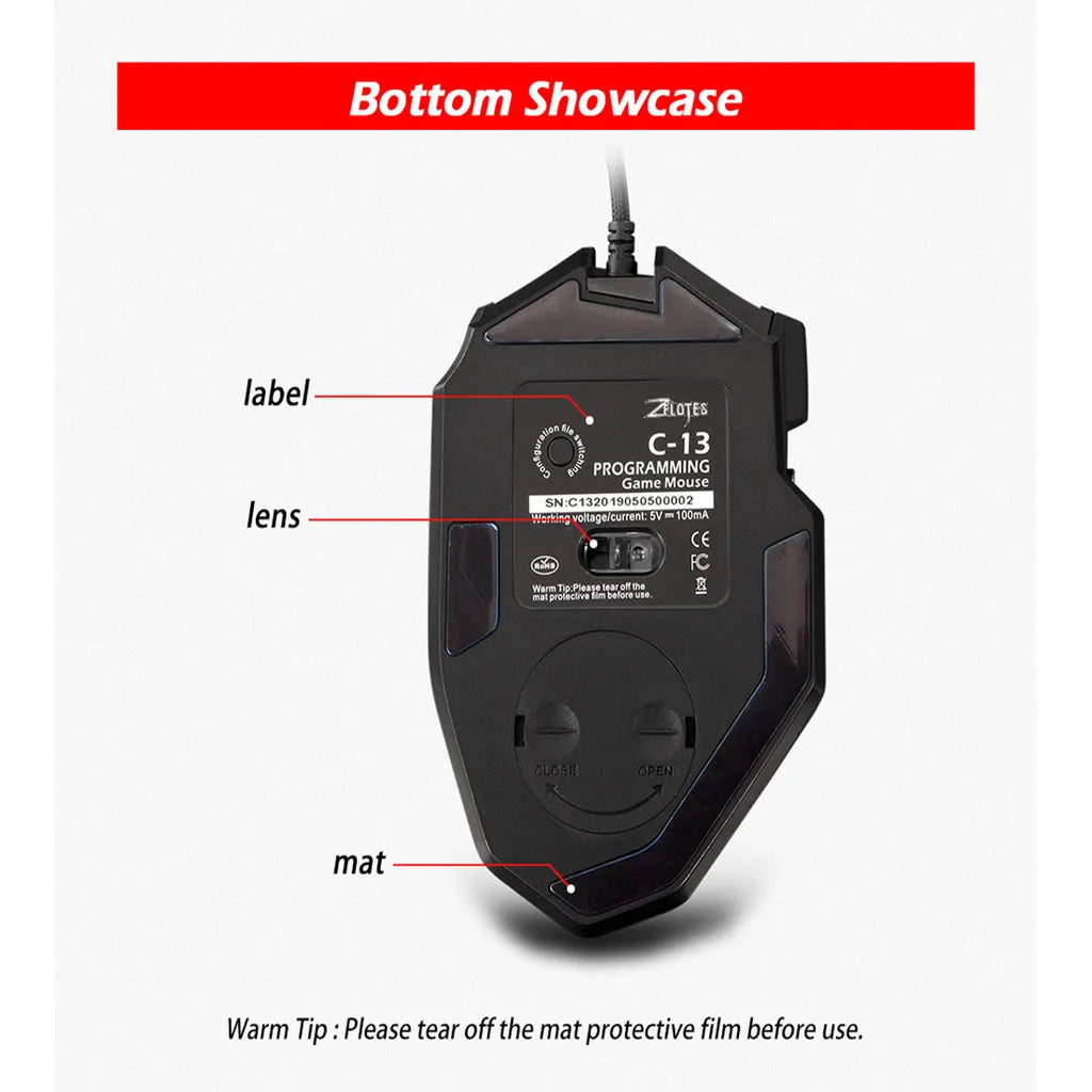 Redragon M913 Gaming-Maus, 16000 DPI, kabelgebunden, 2,4 GHz, kabellos, RGB, optische Gamer-Mäuse, 16 programmierbare Tasten 