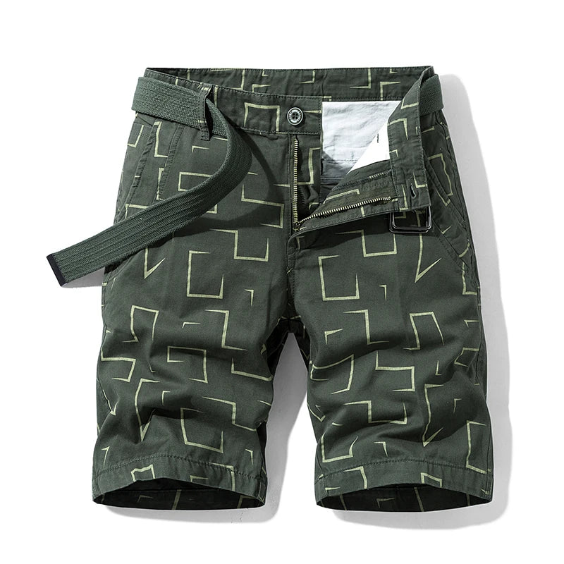 Short multi-poches en coton pour homme