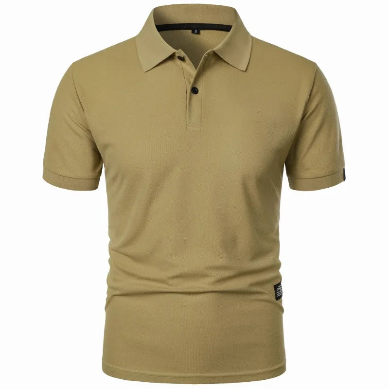 New Solid Color Polo Shirt