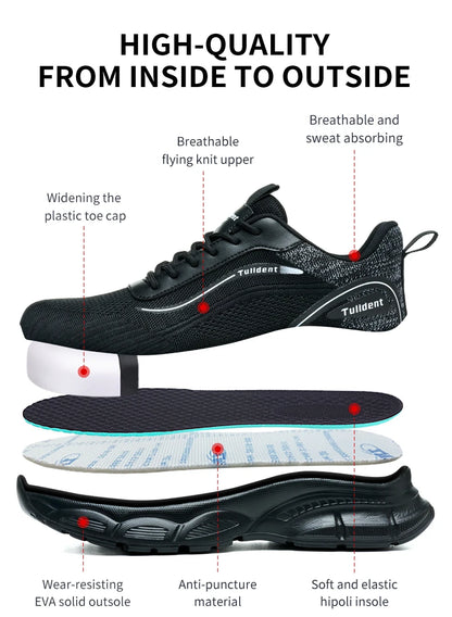 Chaussures de sécurité légères - Baskets pour hommes