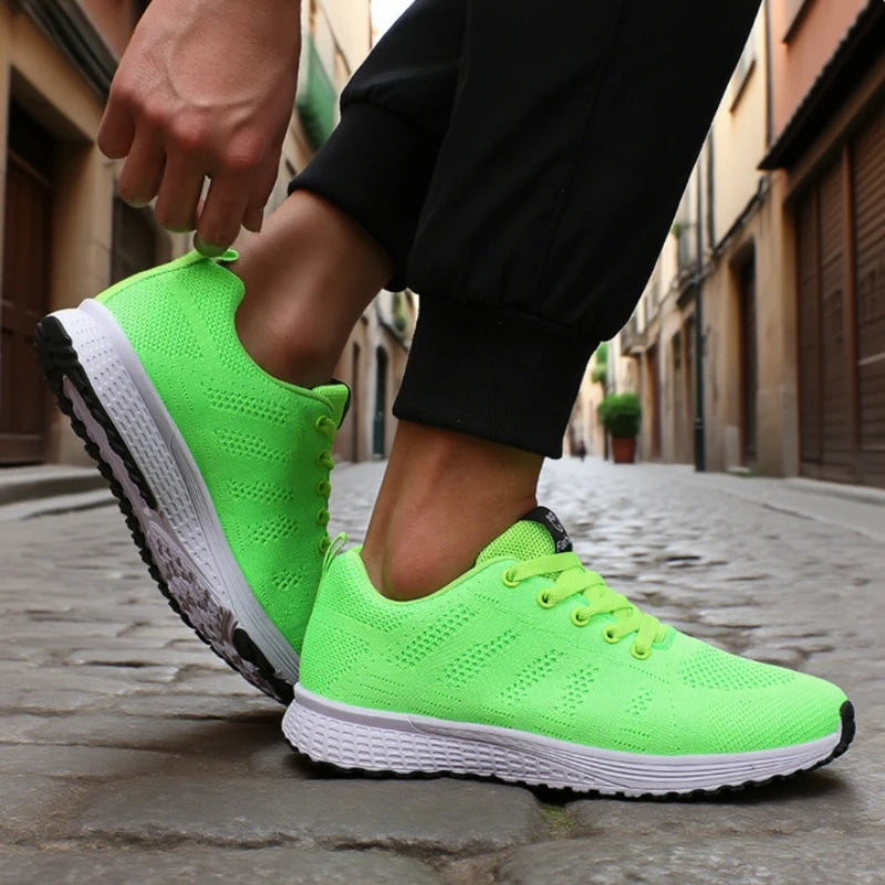 Women's Lace Up Ultra Lightweight Running Sneakers