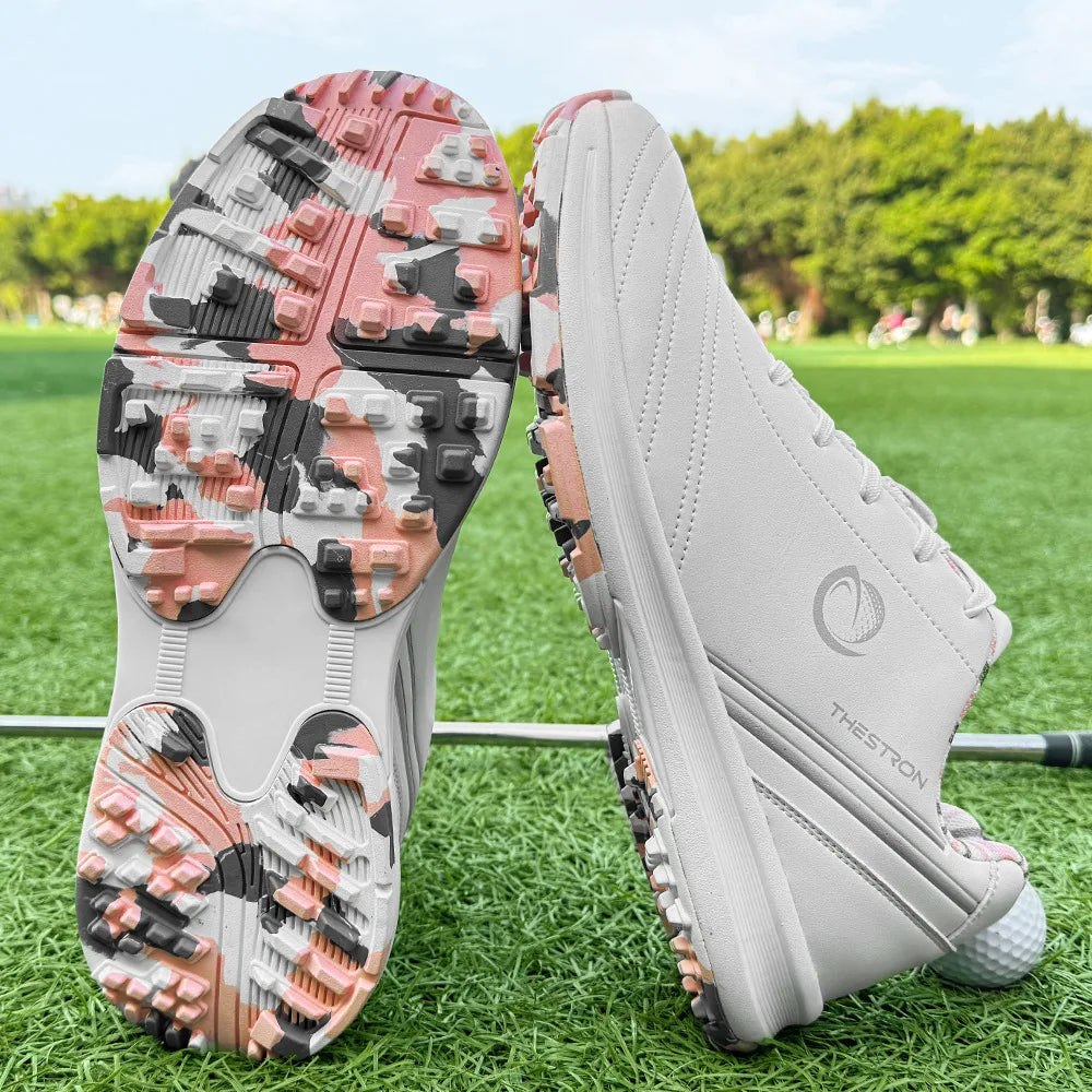Women’s Spikeless Golf Shoes – Lightweight Waterproof Walking Golf Sneakers