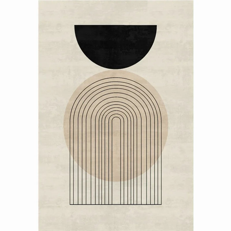 Tapis de salon en velours cristal