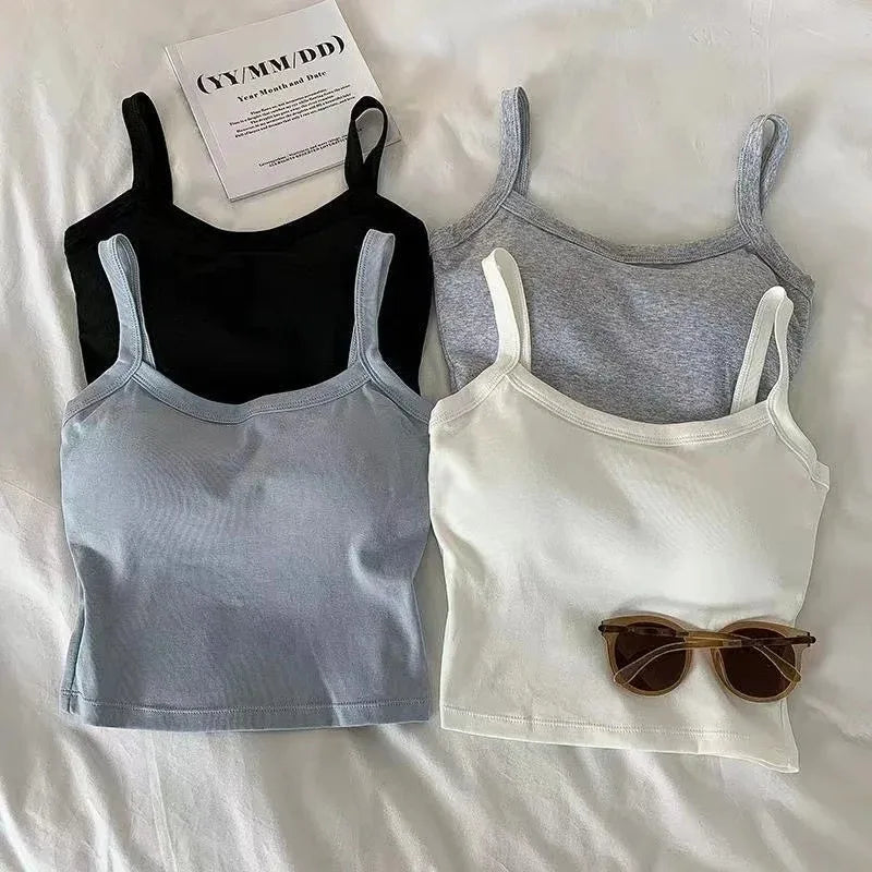 Ärmelloses, figurbetontes Camisole-Top für Damen