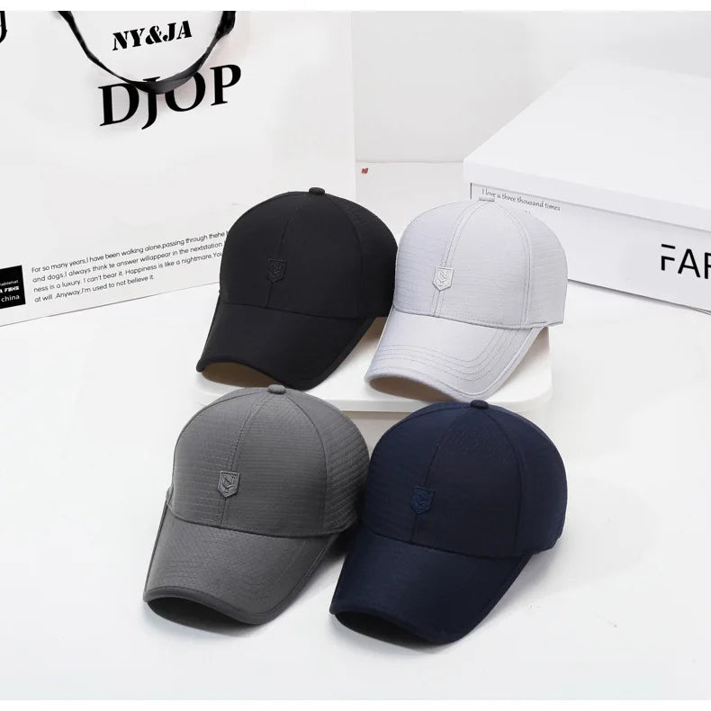 Casquette de baseball unisexe en maille respirante