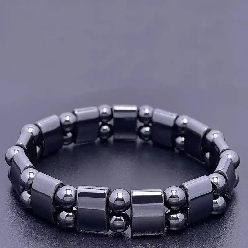 Women's Beaded Elastic Weight Loss Magnetic Healing Bracelet