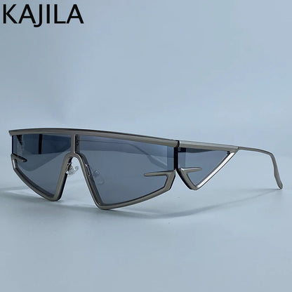 Unisex Windproof Y2K Square Shield Sunglasses