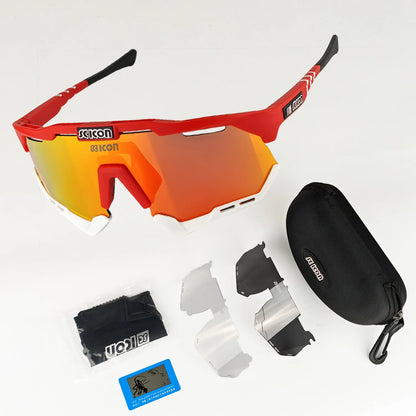 Photochromic Polarized Cycling Sunglasses UV400 – Lightweight Sports Glasses