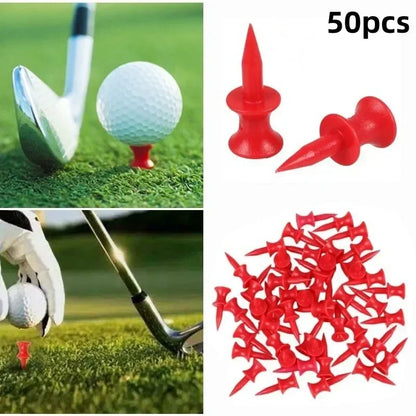 10 Stück Golf Tees - Robustes Set