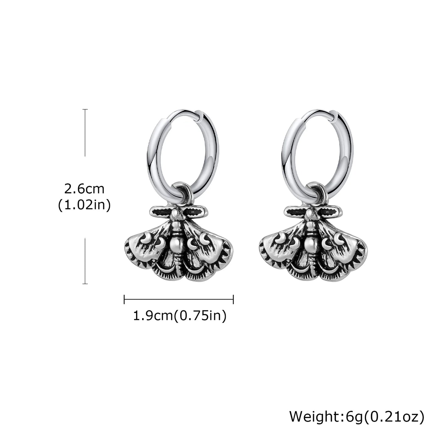 Herren-Ohrstecker-Set aus Edelstahl