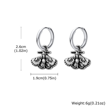 Herren-Ohrstecker-Set aus Edelstahl