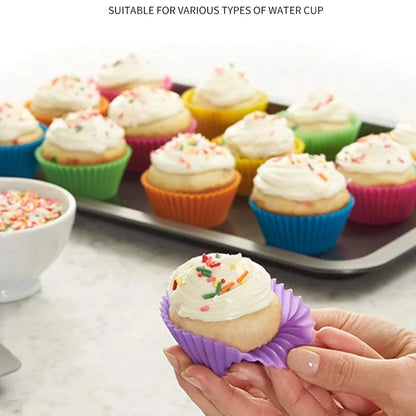 Round/Heart-Shaped Silicone Cake Muffin Baking Set