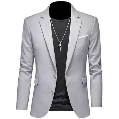 Nouveau blazer décontracté pour homme Slim Fit