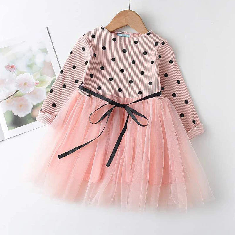 Girls Kids Princess Flowers Dresses 2-8 Years