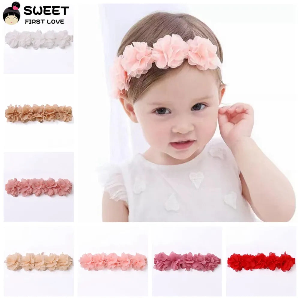 Newborn Baby Flower Hairdband