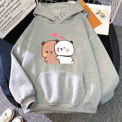 Cartoon Panda Bubu And Dudu Plus Size Hoodie
