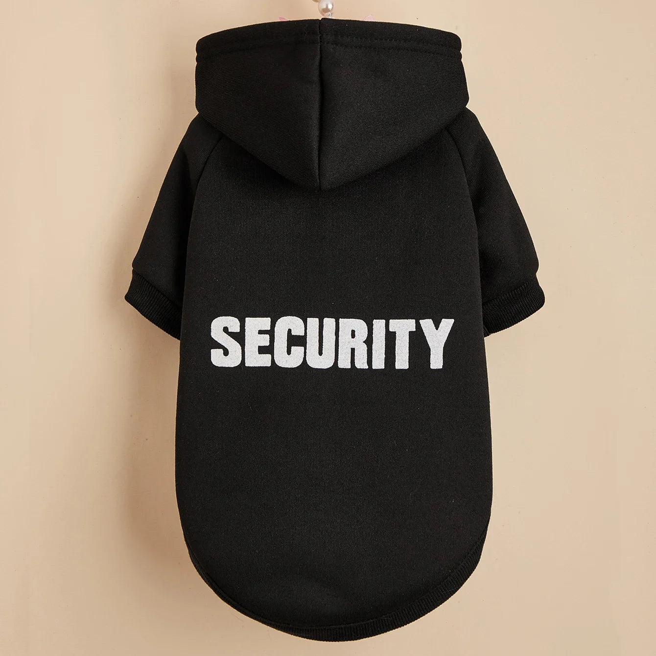 Leichte, flauschige und warme Kapuzenpullover mit Hundemotiven und Buchstabenaufdruck 