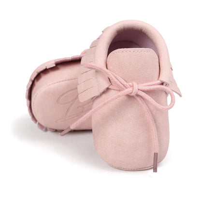 Newborn Baby Classical Lace-up Crib Crawl Shoes