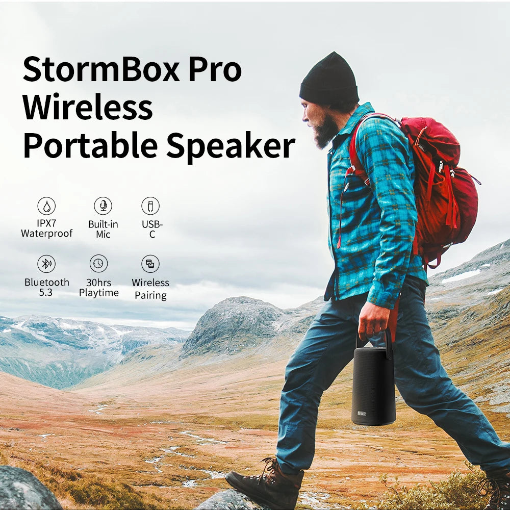 Enceinte Bluetooth 360° StormBox Pro de Tribit