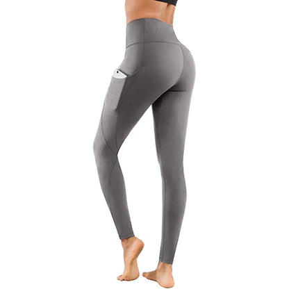 Pantalon de yoga élastique taille haute pour femme