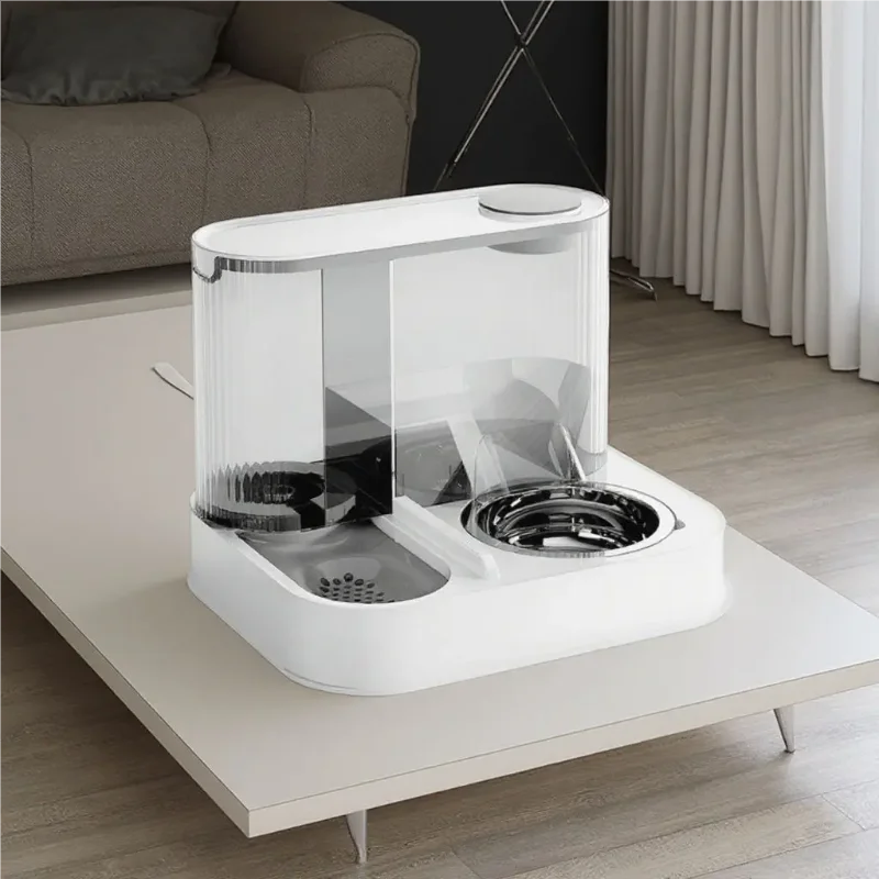 2-in-1 Automatic Pet Stainless Steel Double Bowl
