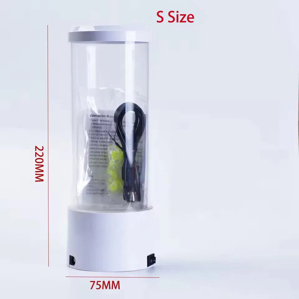 Quallenlampe, Farbwechsel, Fernbedienung, Aquarium, LED-Nachtlicht, Aufladen, entspannende Stimmung