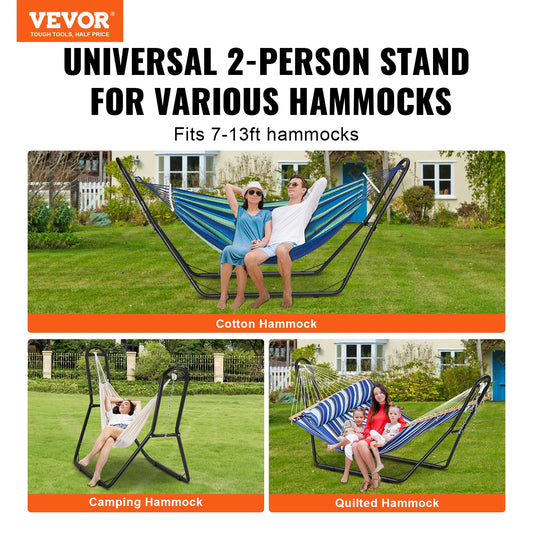 Double Hammock with 450lb Capacity & Steel Stand