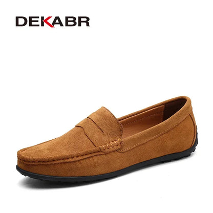 Frühling/Sommer Hochwertige echtes Leder Herren Mokassins Loafers