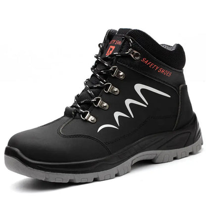 Men Steel Toe Waterproof Non-Slip Safety Boots