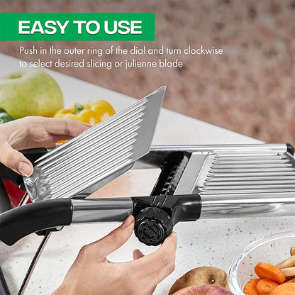 Adjustable Mandolin Slicer Stainless Steel Vegetable Slicer Chopper Potato Tomato Onion Carrot Cutter