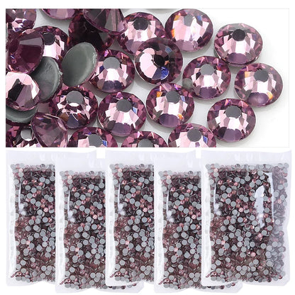 Strass pailletés à dos plat pour nail art, accessoires de décoration pour robe
