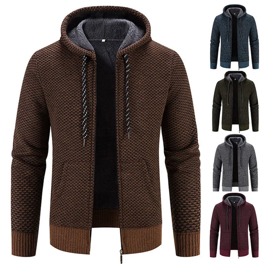 Men's Slim Fit Baseball Hoodie Jacket