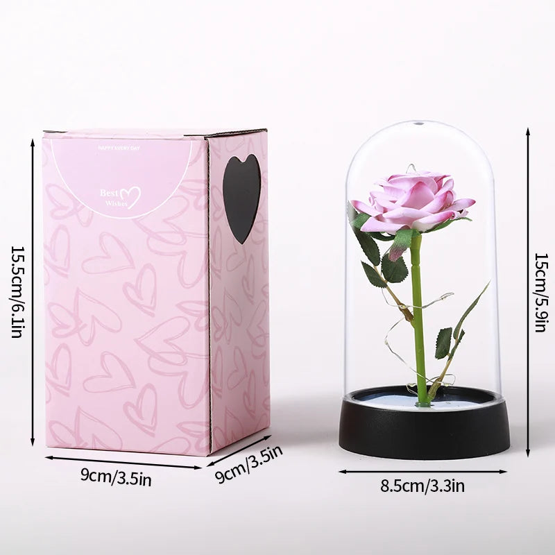 Eternal Gold Foil Rose - Creative LED Night Light Flower Valentine Gift