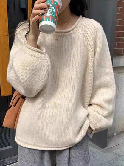 Long Sleeve Loose Women Sweater