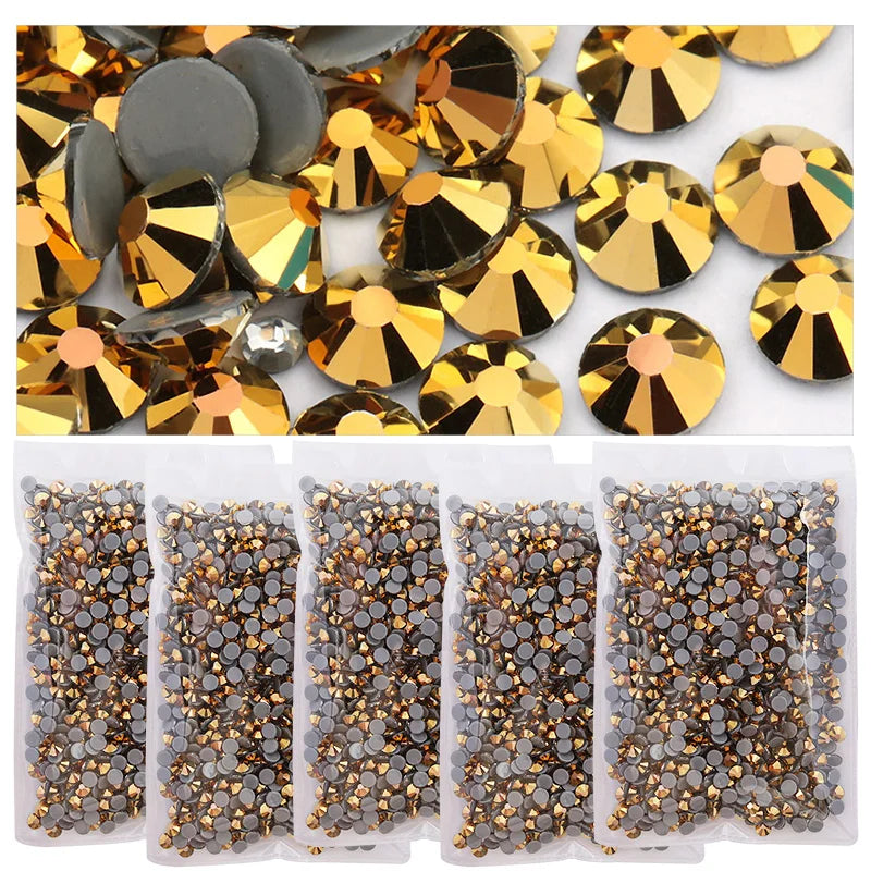 Strass pailletés à dos plat pour nail art, accessoires de décoration pour robe