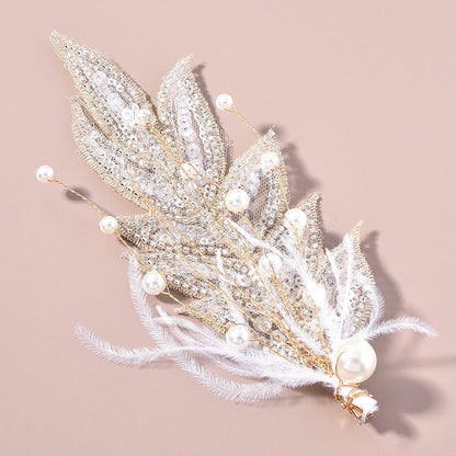 Crystal Pearl Bride Hair Clips