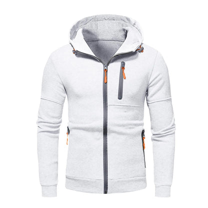 Men's Jacquard Hooded Sweatshirt