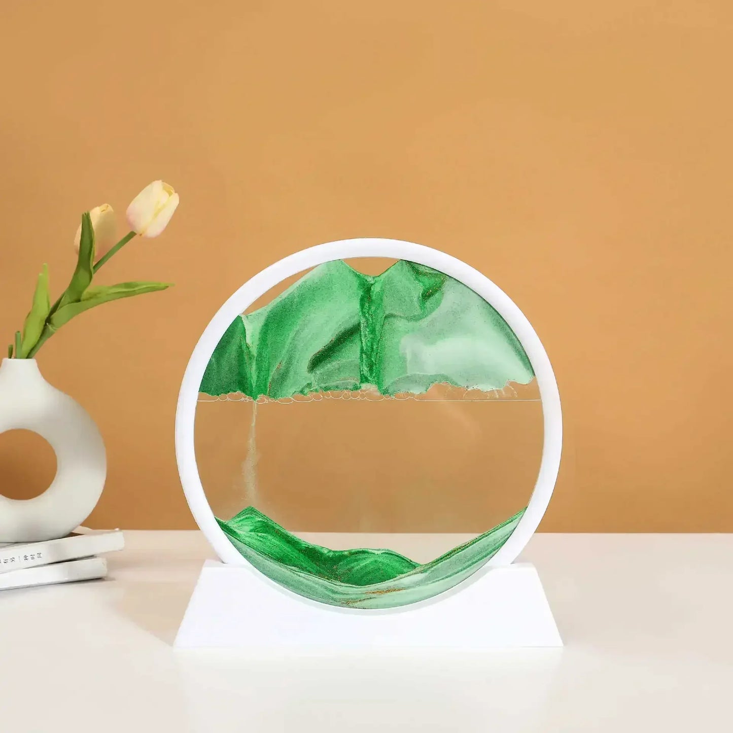 Round 3D Deep Sea Sandscape Sand Art