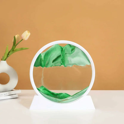 Round 3D Deep Sea Sandscape Sand Art