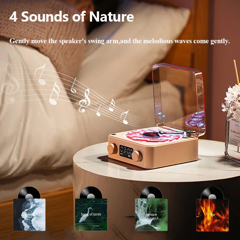 Retro Bluetooth Speaker with Ambient Light