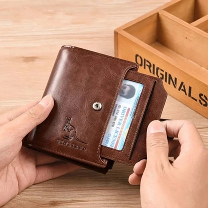 Men's RFID Blocking PU Leather Wallet