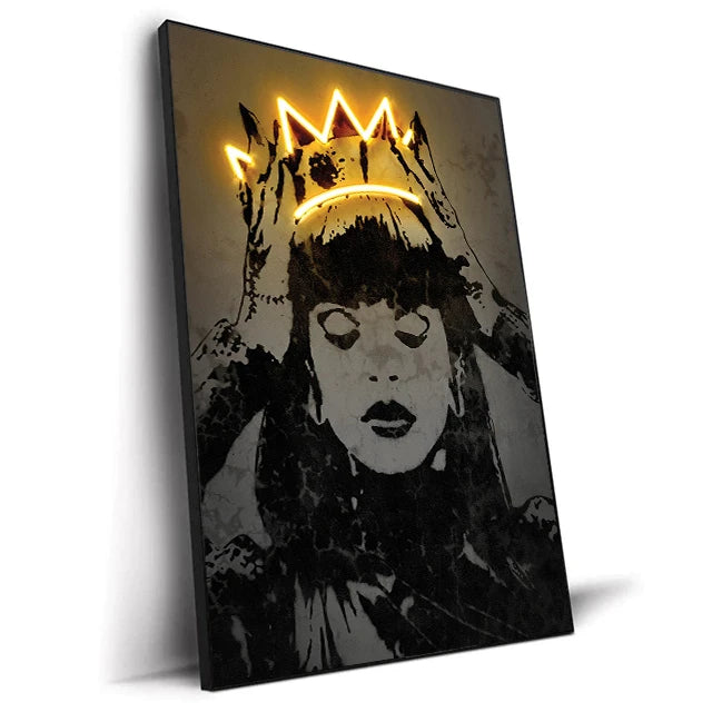 Hip Hop Singers Abstract Wall Art Paintings