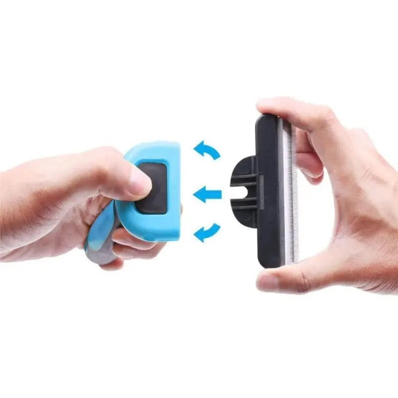 Pet Detachable Stainless Steel Hair Remover Roller