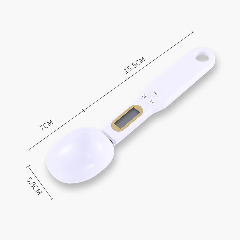 Digital LCD Kitchen Scale - Measuring Spoon