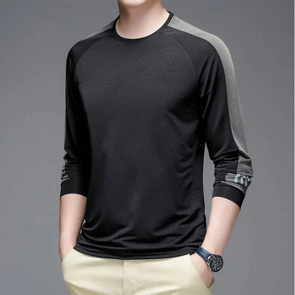 Schnelltrocknendes, feuchtigkeitsableitendes Laufshirt für Herren – Atmungsaktives, leichtes Sport-T-Shirt