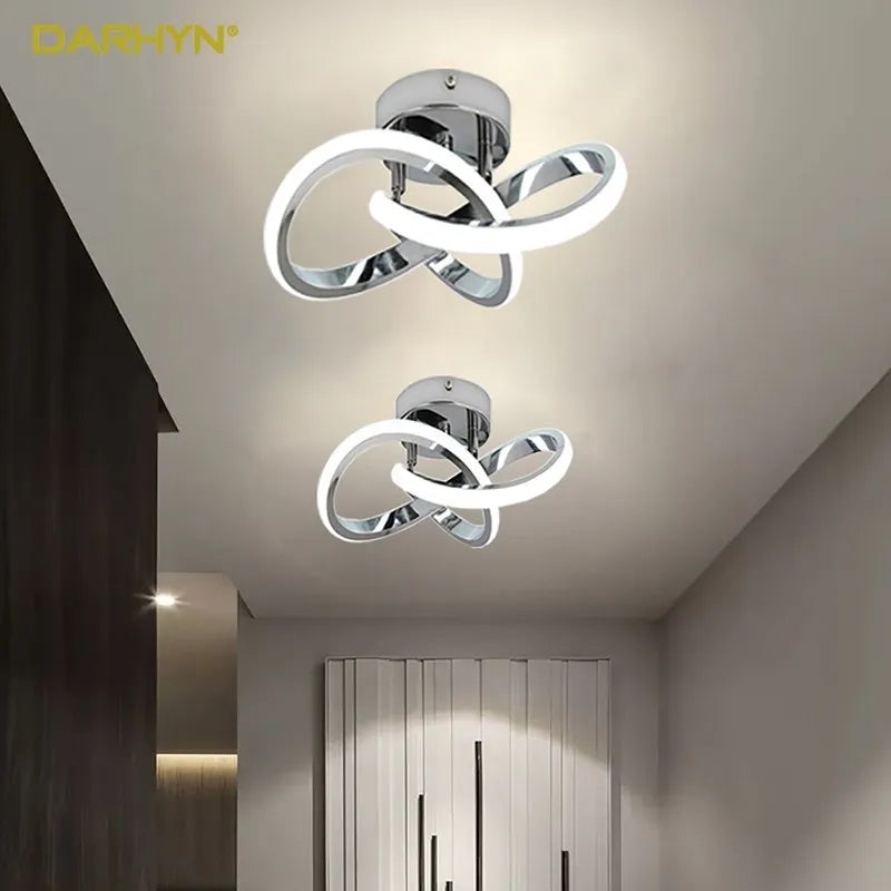 Plafonniers à bande LED modernes pour le salon