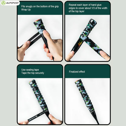 10Pcs Anti-Slip Racket Handle Tennis Grip Tape