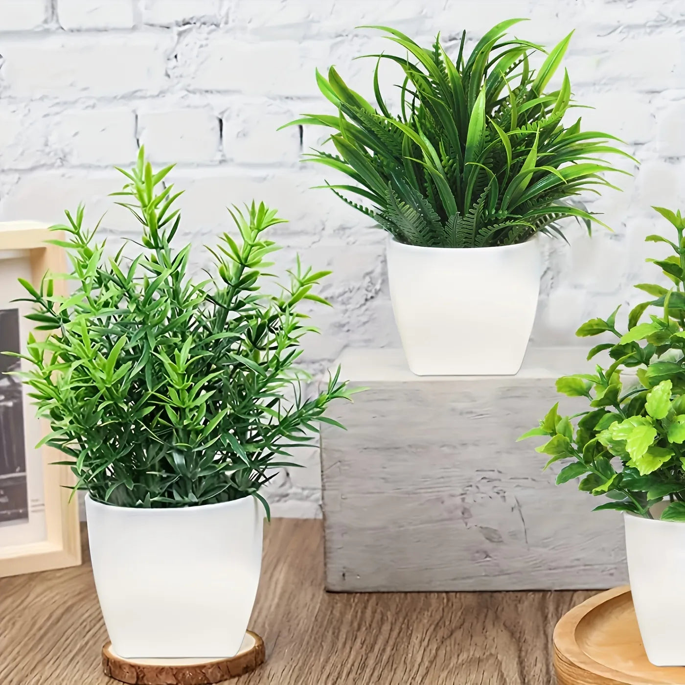 1PCS Artificial Potted Plant Home Shelf Decor