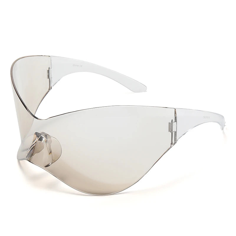 Unisex Sports Oversized Y2K Rimless Sunglasses
